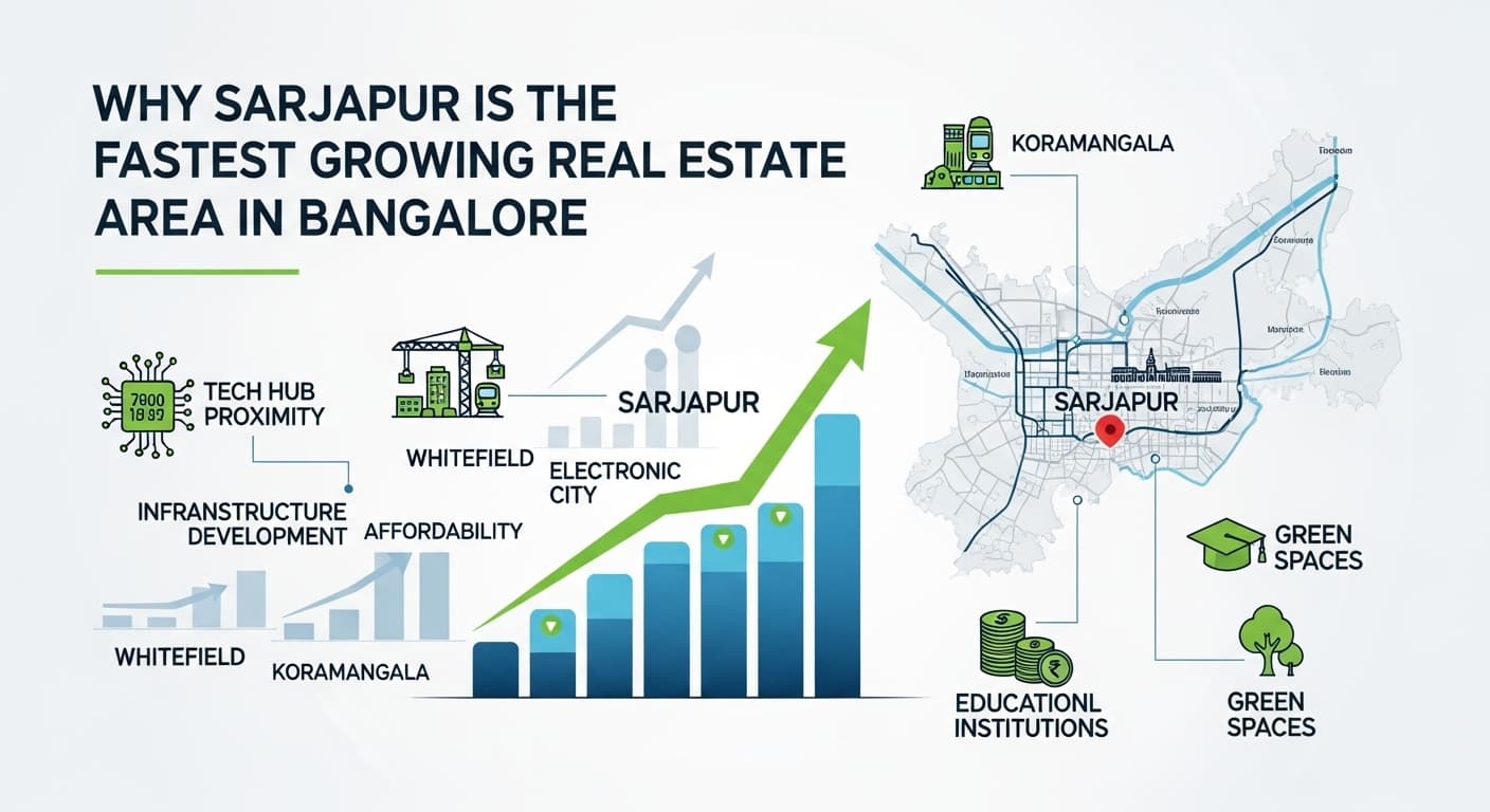 Why Sarjapur is the Fastest Growing Real Estate Area in Bangalore